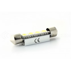 1 x LED Shuttle FX Racing C10W 42mm 4 SMD DISIPADOR CANBUS - Shuttle 42mm - C10W BLANCO 12V