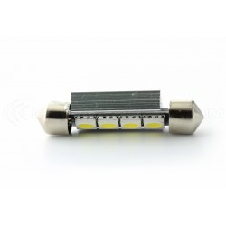 1 x LED Shuttle FX Racing C10W 42mm 4 SMD DISIPADOR CANBUS - Shuttle 42mm - C10W BLANCO 12V