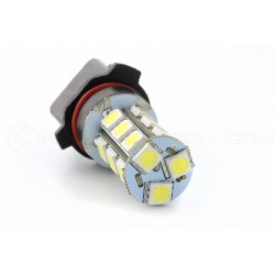 2 x 18 LED bulbs SMD - P13W - White