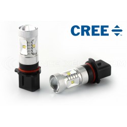 2 x 6 CREE LED bulbs 30W - P13W - High-end WHITE daytime running light lamp