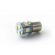 8 SMD LED bulb - R5W / P21W / BA15S - White LED - 1156 - 12V - Signaling lamp
