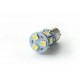 Bombilla LED 8 SMD - R5W / P21W / BA15S - LED blanco - 1156 - 12V - Lámpara de señalización