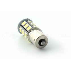 Ampoule 24 LED SMD -  P21W / BA15S / T25 / 1156 - Blanc - Lampe de signalisation LED