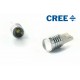 2 x Ampoules 1 LEDS CREE - LED CREE - T10 W5W 12V Led Frontale - Blanc