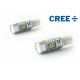 2 x 5 CREE-LED-Lampen – CREE LED – T10 W5W – Weiß – 12 V – Sehr leistungsstarkes Nachtlicht