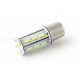 Lampadina LED 21 SMD - BA15S / P21W / 1156 / T25 - Lampadina potente bianca 12V