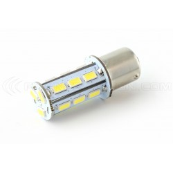Lampadina LED 21 SMD - BA15S / P21W / 1156 / T25 - Lampadina potente bianca 12V