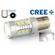 Lampadina 16 LED CREE 80W - P21W - Fascia alta - lampadina di segnalazione - Luci di marcia diurna - Luce notturna