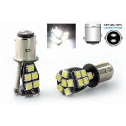 2 x 21 LED bulbs canbus smd - BAY15D / p21 / 5w / 1157 / t25 - White
