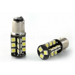 2 x bombillas CANBUS 27 LED SMD - BAY15D / P21/5W / 1157 / T25 - Blanco