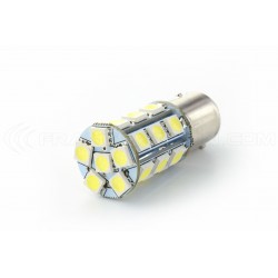 2 x Ampoules 24 LED SMD - P21/5W - Blanc - lampe de voiture double intensité 12V