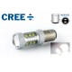 Ampoule 16 LED CREE 80W - P21/5W - Haut de Gamme - 12V Double intensité Blanc