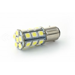 2 x Ampoules 24 LED SMD ROUGE - P21/5W / 1157 / BAY15D - Rouge 12V lampe de voiture