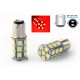 2 x 24 LED SMD RED bulbs - P21/5W / 1157 / BAY15D - Red 12V car lamp