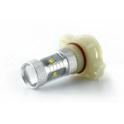 2 x 6 bombillas LED CREE 30W - PS19W 12V - Potentes luces de circulación diurna - Blanco