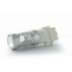2 x 6 LED CREE 30W bulbs - P27W - High-end - 12V Signaling bulb / reversing lights - White