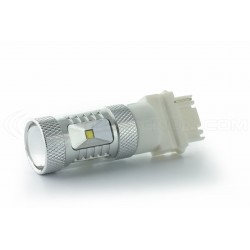 Lampadine 2 x 6 LED CREE 30W - P27W - Fascia alta - 12V Lampadina di segnalazione / luci di retromarcia - Bianco