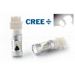 2 x 6 bombillas LED CREE 30W - P27W - Gama alta - Bombilla de señalización / luces de marcha atrás 12V - Blanco