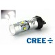 5 LED CREE 30W bulb - PW24W - High-end - Powerful daytime running lights - White