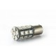 2 x PY21W 24 LED SMD ORANGE BAU15S bulbs - Flashing - Template - High power LED