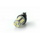 2 x 18 lâmpadas LED SMD - P27/7W - Brancas 12V - Dupla intensidade