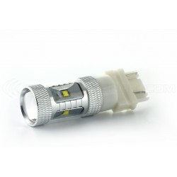 2 x Ampoules 6 LED CREE 30W - P27/7W - Haut de Gamme - 12V Double intensité - Blanc