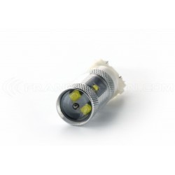 2x 6 LED CREE 30W bulbs - P27/7W - High-end - 12V Double intensity - White