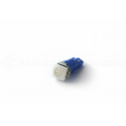 2 x 1 SMD BLUE LED bulbs - T5 W1.2W - 12V dashboard bulb