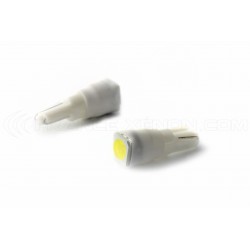 2 x Ampoules 1 LED SMD BLANC - T5 W1.2W - Ampoules de compteur - LED d'habitacle
