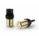 18 SMD LED bulb - W21/5W - White - 12V - signaling bulb / LED daytime running lights