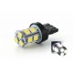 Bombilla LED 13 SMD - W21/5W - Blanca - LED 7443 - Señalización LED universal