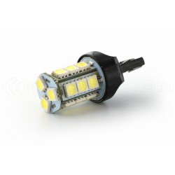 Ampoule 24 LED SMD - W21/5W - Blanc 12V - Lampe de voiture