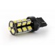 Ampoule T20 W21/5W 27 LED SMD CANBUS 12V Sans erreur au tableau de bord - Blanc
