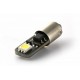 2 x AMPOULES 2 LEDS SMD CANBUS - BA9S 12V T4W - Blanc