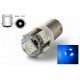 1 x BULB 5 BLUE LEDs - T4W BA9S - 12V Ceiling light bulb / signaling / template
