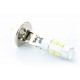 2 x H1 10 LED SS HP White bulbs - 117Lms - 12V - P14.5S - Car lamp