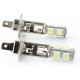 2 bombillas LED H1 SMD 9 LED - Lámpara de señal de 12 voltios
