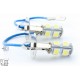 2 x bombillas H3 LED SMD 9 LED BLANCAS - 12V - Lámpara de coche