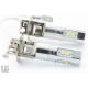 2 x H3 10 LED SS HP-Glühbirnen – Plug&Play – 12 V – Weiß – Autolampe