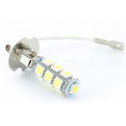 2 lampadine H3 LED SMD 13 LED 12V bianche - Lampadina LED plug&play PK22s