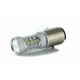 16 LED CREE 80W bulb - BA20D - High-end dual intensity - Pure White