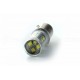 Bombilla 16 LED CREE 80W - BA20D - Alta gama doble intensidad - Blanco Puro