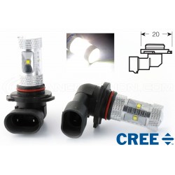 2 x 6 LED-Leuchtmittel CREE 30 W – H10 9145 – hochwertige 12-V-Hochleistungs-LED-Antibeschlaglampen – Weiß