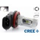 6 LED CREE 30W bulb - H11 - High-end 12V - White