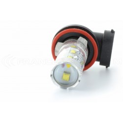 Ampoule 10 LED CREE 50W - H11 - Haut de Gamme 12V Antibrouillard LED - Blanc