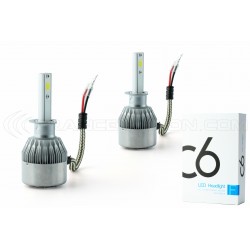 Bulbs 2 x h1 disaggregated C6F 36w - 3800lm - 6000k - 12/24 vdc