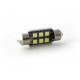 1 x AMPOULE C5W C7W 6-LED Super Canbus 450Lms XENLED - GOLD