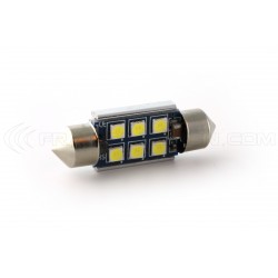 1 x Lampe C10W 6-LED Super canbus 450lms xenled - Gold