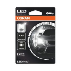 1x OSRAM LED Premium Retrofit SV8.5-8 31mm, LED-C5W, Innenraum, 6497CW-01B, Kaltweiß, 12V