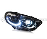 2x Scirocco MK2 Full LED Dynamic Front Lights for Phase 1 - Complete Headlights Right and Left